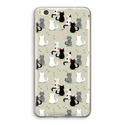 Katten: Huawei Ascend P8 Lite (2017) Transparant Hoesje