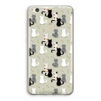 Katten: Huawei Ascend P8 Lite (2017) Transparant Hoesje