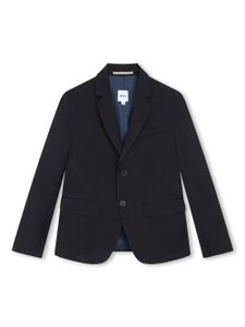 BOSS Kidswear blazer à revers crantés - Bleu