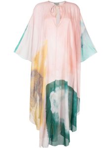 On The Island caftan à imprimé tie-dye - Rose