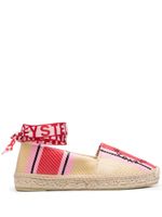 Stella McCartney espadrilles à logo brodé - Tons neutres - thumbnail