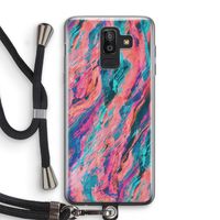 Electric Times: Samsung Galaxy J8 (2018) Transparant Hoesje met koord