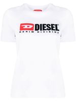 Diesel t-shirt T-Reg-Div en coton - Blanc - thumbnail