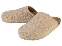esmara Dames pluche klompen (37, Beige) - thumbnail