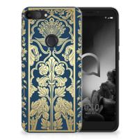 Alcatel 1S (2019) | TPU Case | Beige Flowers