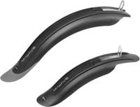 M-WAVE spatborden set mud max 12/18 inch zwart
