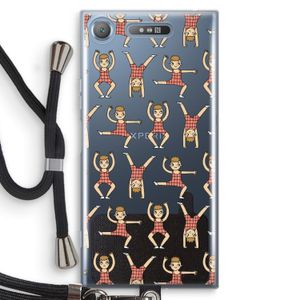 Gymboys: Sony Xperia XZ1 Transparant Hoesje met koord