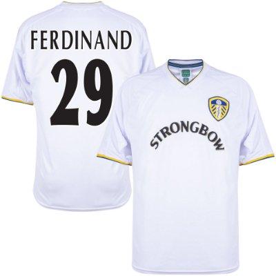 Leeds United Retro Voetbalshirt 2000-2002 + Ferdinand 29