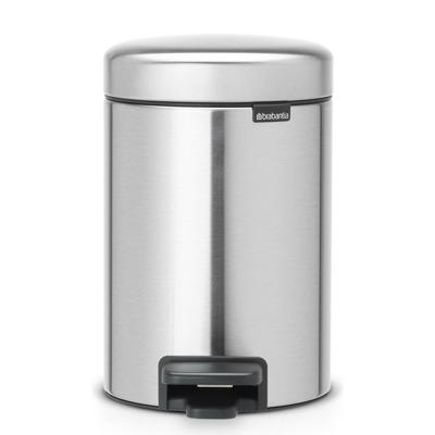 Brabantia newicon pedaalemmer 3l mat staal