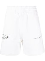 MISBHV short de sport à logo imprimé - Blanc