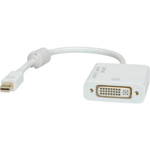 ROLINE 12.03.3137 video kabel adapter 0,1 m Mini DisplayPort DVI-D Wit