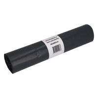 Afvalzak cleaninq 60x80cm recycled t50 60l grijs | 20 stuks