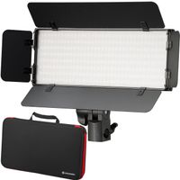 BRESSER PT 30B -II LED Bi-Color set met Kleppenset, Accu, Netvoeding, Remote en tas