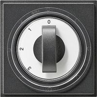 Gira TX 44 ventilatorschakelaar met draaiknop antraciet