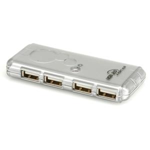 VALUE USB 2.0 Mini Hub, 4 ports, zwart, geen voeding