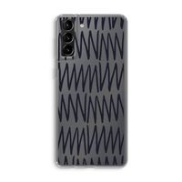 Marrakech Zigzag: Samsung Galaxy S21 Plus Transparant Hoesje