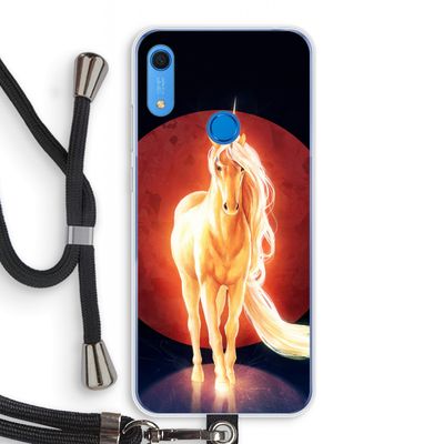 Last Unicorn: Huawei Y6s Transparant Hoesje met koord