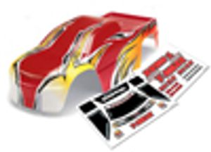 Body, t-maxx (ushra special edition) (red)/decal sheet (2)