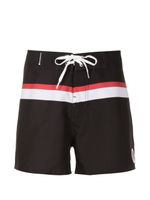 Osklen short de surf Sunset à rayures - Noir