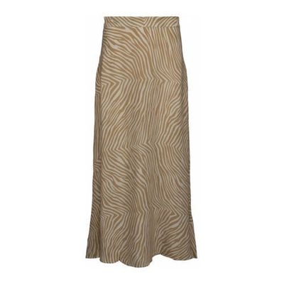Peppercorn midi rok Nima met all over print geel Peppercorn midi rok Nima met all over print geel