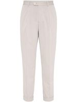 Brunello Cucinelli pantalon de costume à rayures - Tons neutres