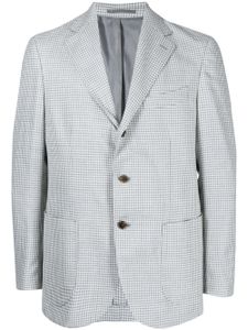 Man On The Boon. blazer Drago à motif pied-de-poule - Gris