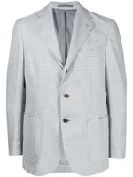 Man On The Boon. blazer Drago à motif pied-de-poule - Gris