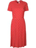 Comme Des Garçons Pre-Owned polka dots pleated dress - Rouge - thumbnail