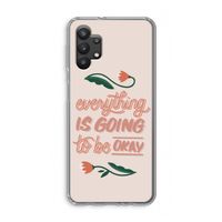 Optimistic flower girl: Samsung Galaxy A32 5G Transparant Hoesje