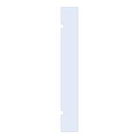BRAUER Wand 40 helder glas enkelzijdige uitsparingen