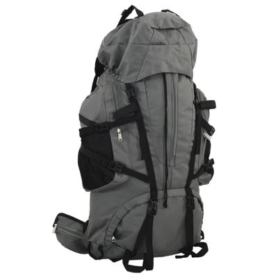 VidaXL Wandelrugzak 60 l oxford stof grijs