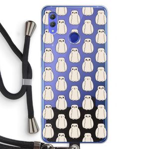 Uilen: Honor Note 10 Transparant Hoesje met koord