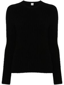 TOTEME pull en tissu éponge - Noir