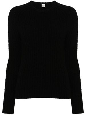 TOTEME pull en tissu éponge - Noir