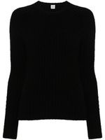 TOTEME pull en tissu éponge - Noir TOTEME pull en tissu éponge - Noir