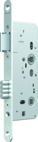 ASSA ABLOY N1001 Toilet/badkamerdeurslot | DM65mm | WC72mm | krukgat 8mm | voorplaat RVS 24x235mm rechthoekig | zamac vernikkelde dagschoot | DR
