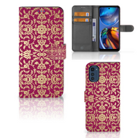 Wallet Case Motorola Moto E32 | Moto E32s Barok Pink