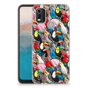 Nokia C21 Plus TPU Hoesje Birds