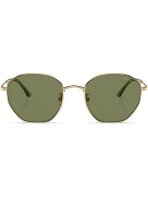 Giorgio Armani lunettes de soleil à monture géométrique - Noir