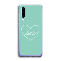 Best heart pastel: Huawei P30 Transparant Hoesje