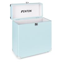 Fenton RC30 platenkoffer voor ruim 30 platen - Blauw - thumbnail