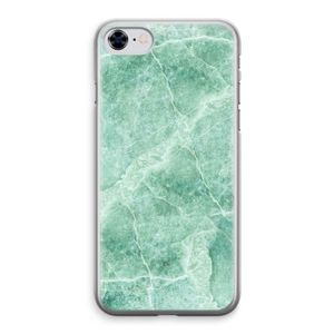Groen marmer: iPhone 8 Transparant Hoesje