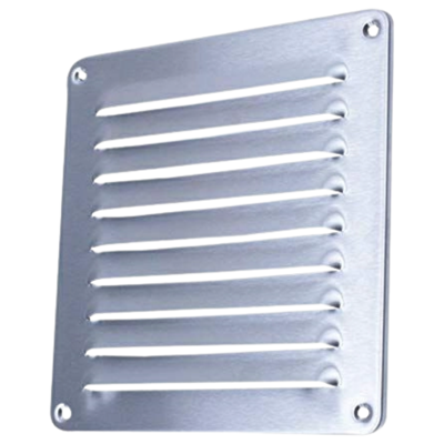 Schoepenrooster Opbouw 195 X 195mm - *rvs 304* (1-2020i)