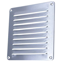 Schoepenrooster Opbouw 195 X 195mm - *rvs 304* (1-2020i)