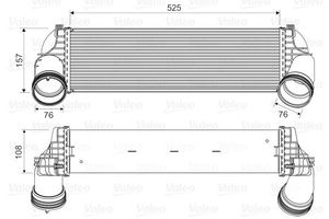 Intercooler, inlaatluchtkoeler 818562