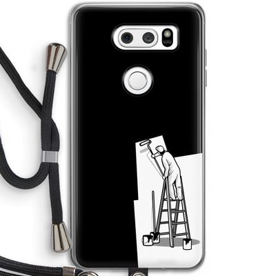 Musketon Painter: LG V30 Transparant Hoesje met koord