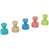 Maul Magneet 6168499 (Ø x h) 12 mm x 16 mm Kegel Roze, Atlantic Blue, Turquoise, Lime, Sahara 10 stuk(s) 6168499 - thumbnail