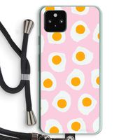 Dancing eggs: Pixel 5a 5G Transparant Hoesje met koord