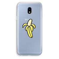 Banana: Samsung Galaxy J3 (2017) Transparant Hoesje - thumbnail