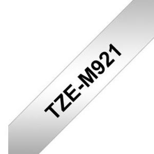 Brother TZe-M921 Zwart op metallic TZe labelprinter-tape